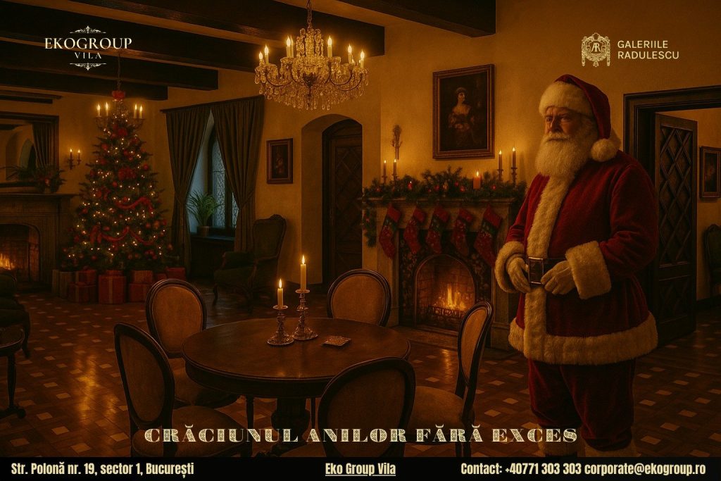Moș Crăciun și Crăciunul anilor ’30 la Eko Group Vila: o întoarcere în lumea copilăriei fără reclame